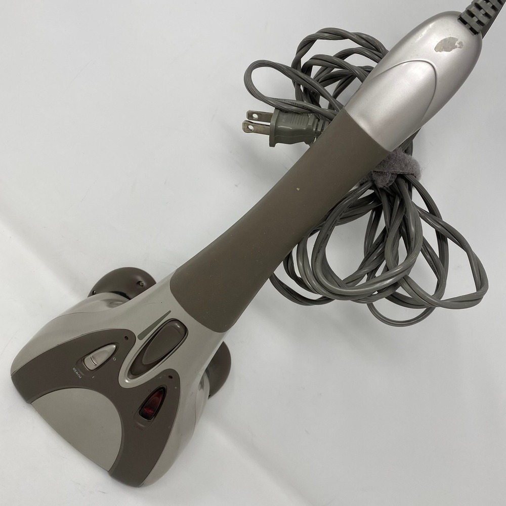 Homedics Unisex OS Wave Action Massager Silver WV-100H Handheld Heat Therapy